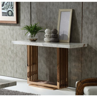 Dirk Console Table by Everly Quinn Coupon
