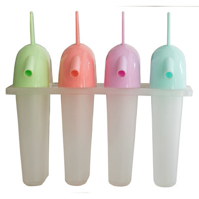 Basicwise Plastic Popsicle Mold Basicwise