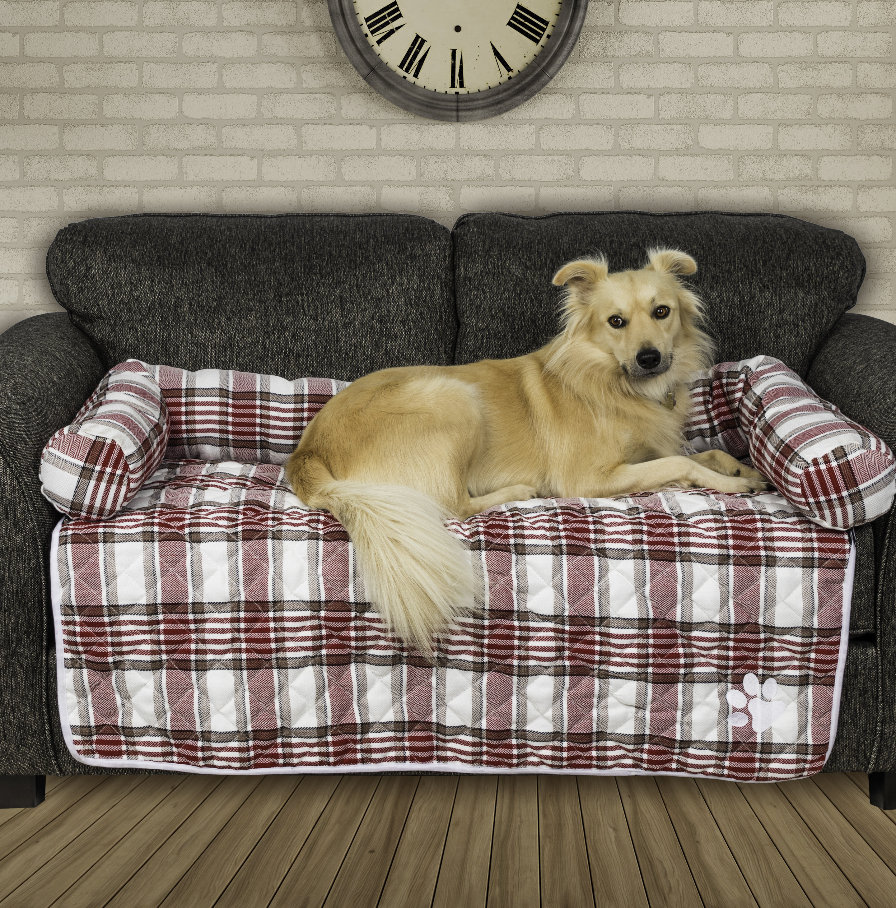 Tucker Murphy Pet Hockman Reversible Bolster With Chair Cover