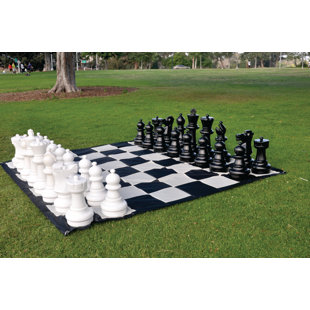 Large Outdoor Chess Set Wayfair Giant Outdoor Chess