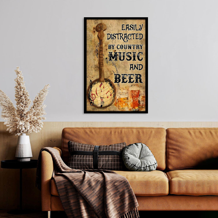 Trinx Banjo Easily Distracted By Music And Beer 1 Piec Banjo Easily