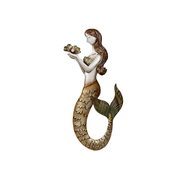 Theseashellcompany Metal And Capiz Mermaid Wall Decor Reviews