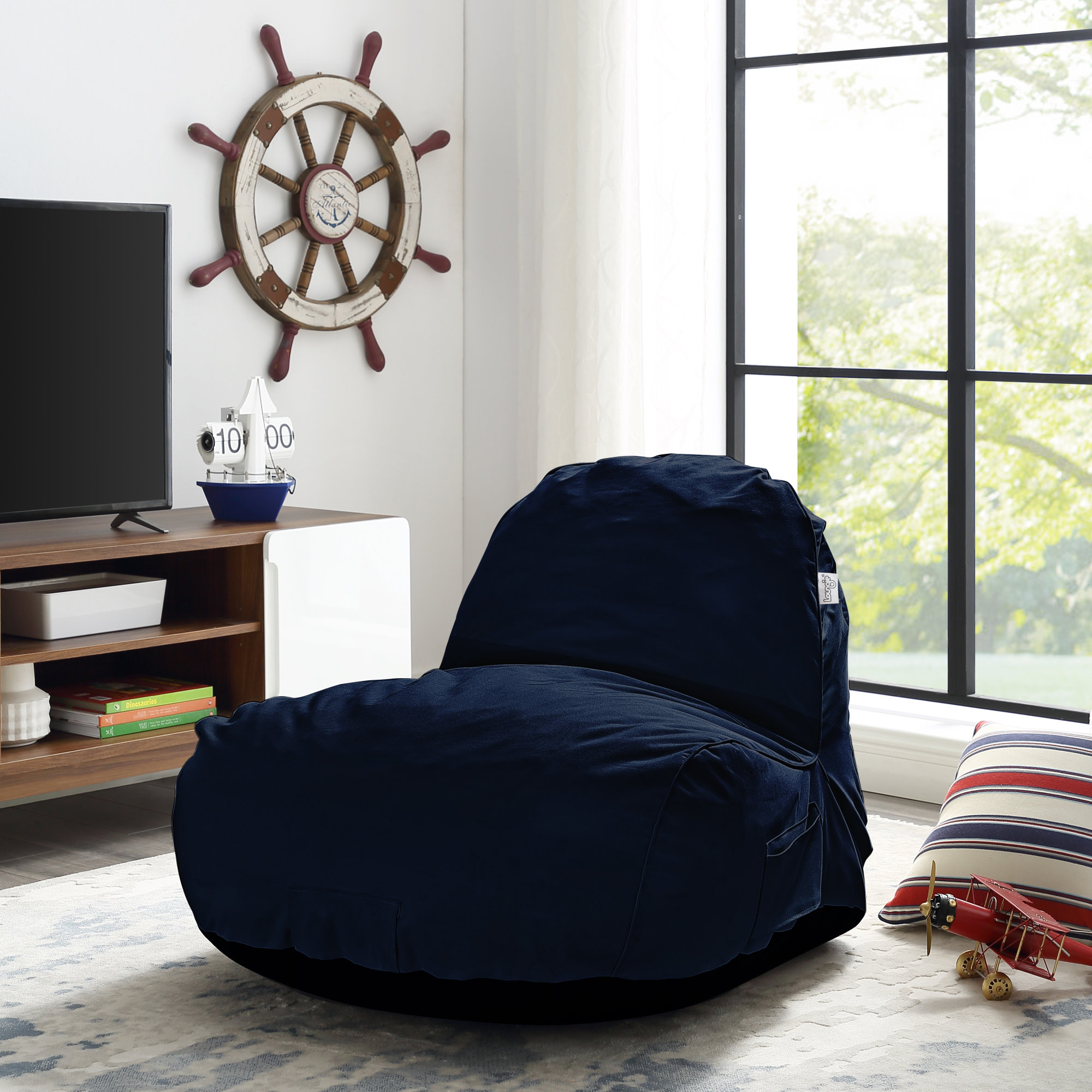 Inspired Home Co Cosmic Standard Outdoor Friendly Bean Bag Lounger Wayfair