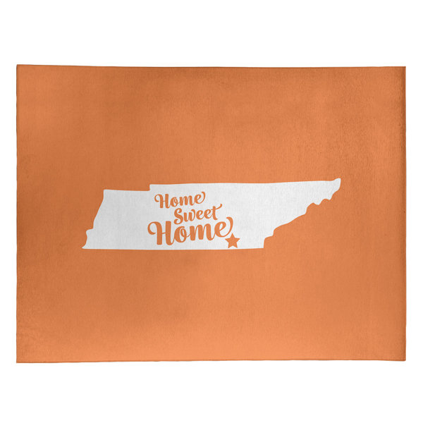 East Urban Home Home Sweet Chattanooga Poly Chenille Rug Wayfair