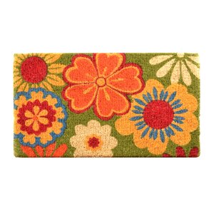 Fenner Summer Flower Coir Doormat