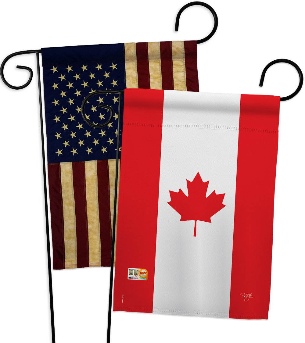 Breeze Decor Canada Impressions Decorative 2 Sided Polyester 19 X 13 In 2 Piece Garden Flag Set Wayfair