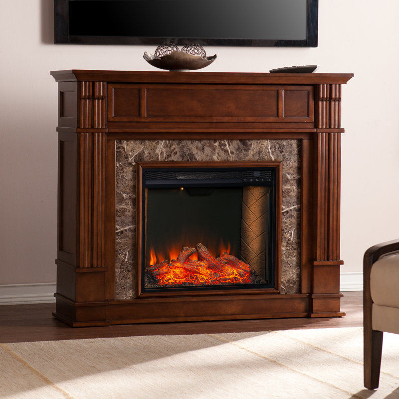 Darby Home Co Plainfield Alexa Enabled Media Fireplace