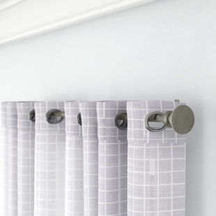 Modern Curtain Rod Set Silver Curtain Rods Hardware Allmodern