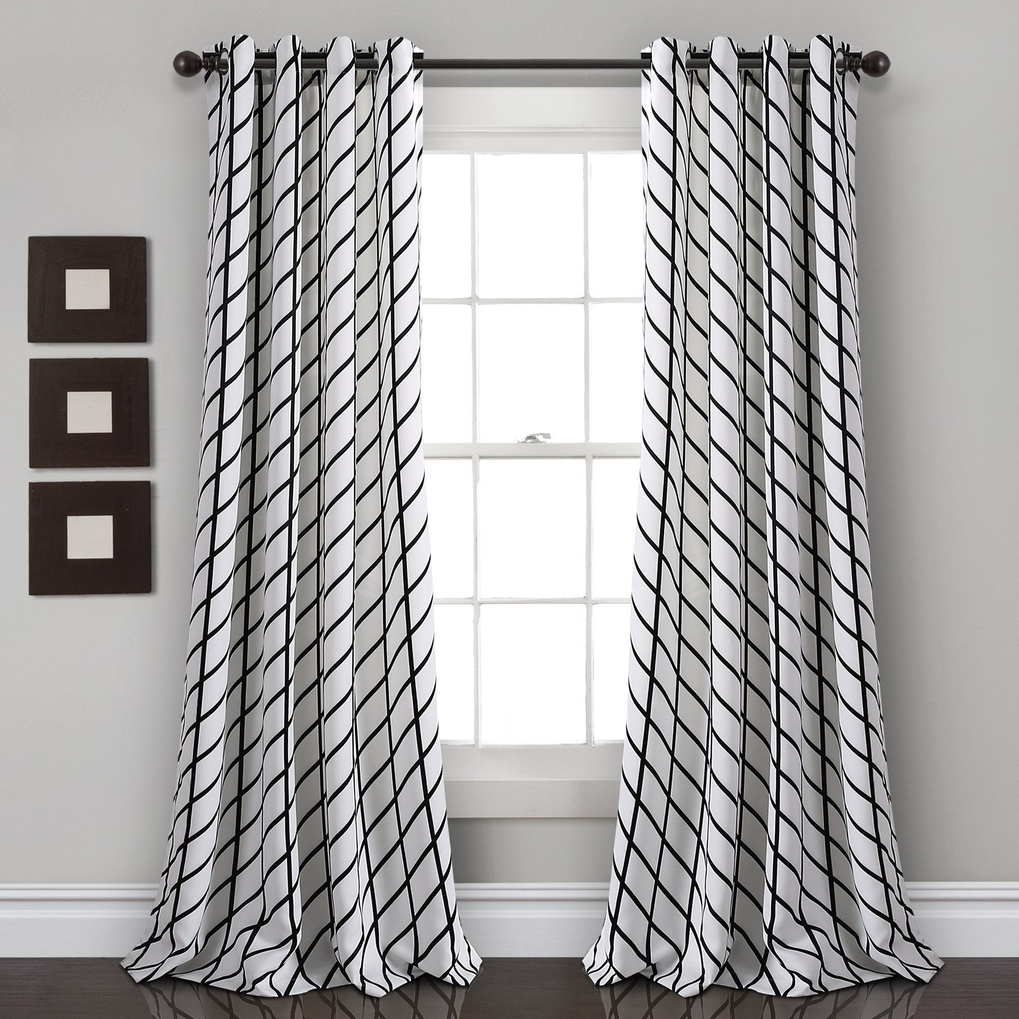Moreira Geometric Room Darkening Grommet Curtain Panels Reviews Moreira Geometric Room Darkening Grommet Curtain Panels Reviews Joss Main