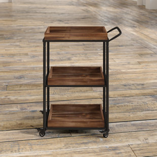 child size tea cart with wheels