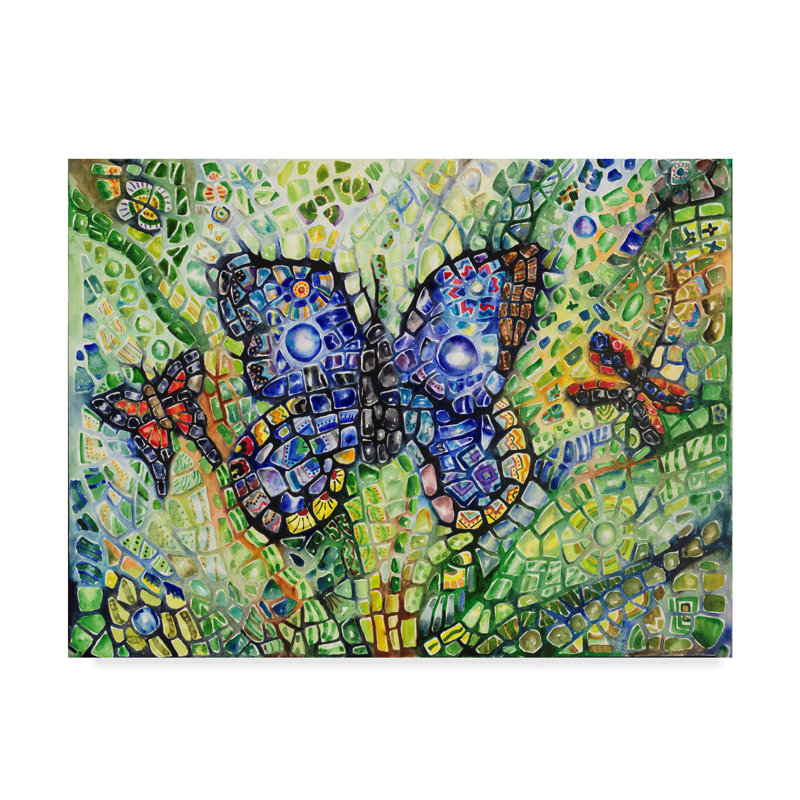 August Grove Butterfly And Friends Acrylic Painting Print On