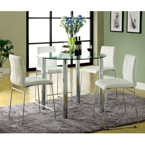 Rockaway 5 Piece Dining Set by Wade Logan