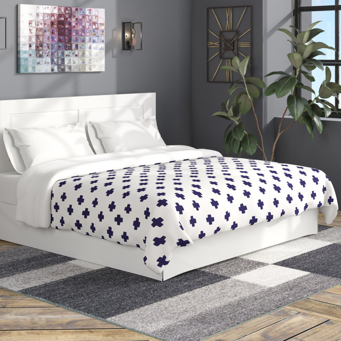 Trule Blanchard Swiss Cross Duvet Cover Wayfair Trule Blanchard Swiss Cross Duvet