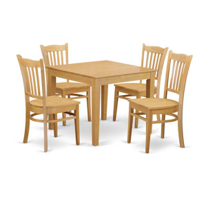 Oxford 5 Piece Dining Set by East West Furniture