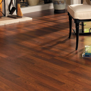 Cherry Laminate Flooring You Ll Love Wayfair Home Series 8 X 47 7mm Cherry Laminate Flooring In Brazilian
