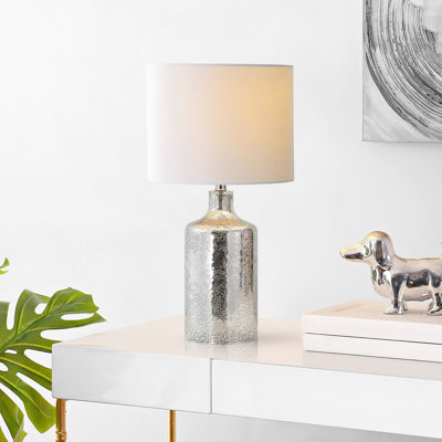 18" Silver Table Lamp