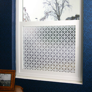 Door Window Film Wayfair Fleur Privacy Window Film