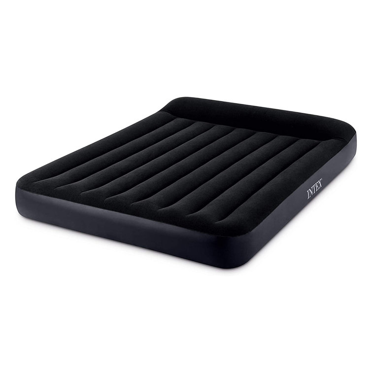 intex raised pillow rest airbed queen