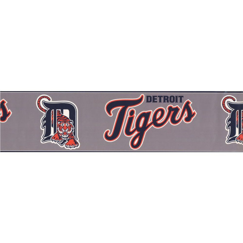 Dream Wall Decor Detroit Tigers Sports 15 L X 6 W Wallpaper Border Wayfair