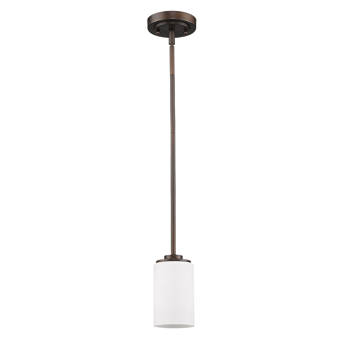 Brayden Studio Macpherson 1 Light Single Geometric Pendant Reviews Wayfair