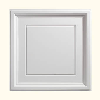 Genesis Icon Coffer 2 Ft X 2 Ft Pvc Drop In Ceiling Tile In
