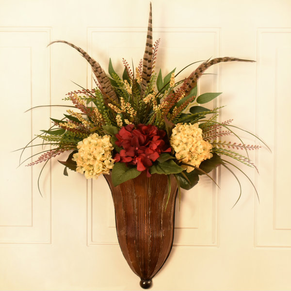 Bloomsbury Market Mixed Fl Arrangement In Wall Sconce Wayfair