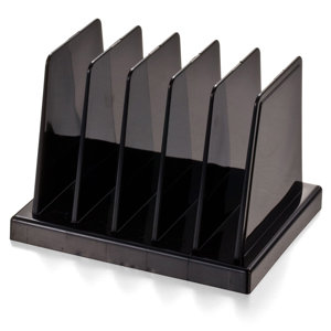 Desk Sorter, Five Compartments, 4-1/8