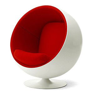 Swivel Balloon Chair by C2A Designs