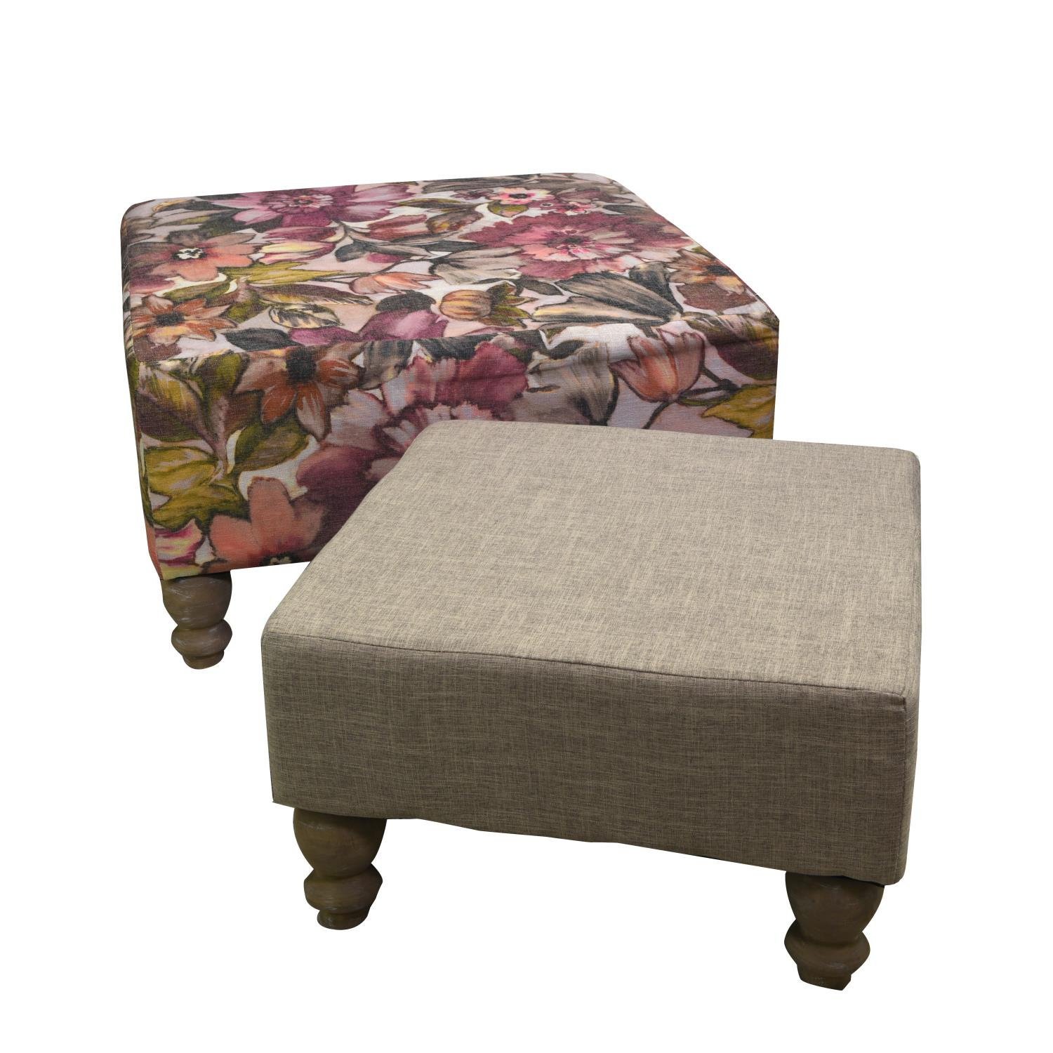 Ophelia & Co. 70Cm Wide Square Footstool Ottoman Wayfair.co.uk
