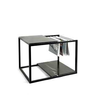 Gaiser Marble Magazine Block Coffee Table by Ivy Bronx Looking for