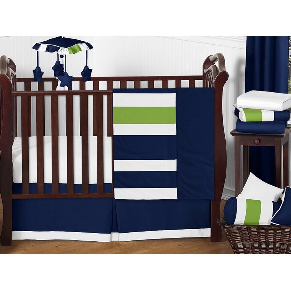 lime green nursery bedding