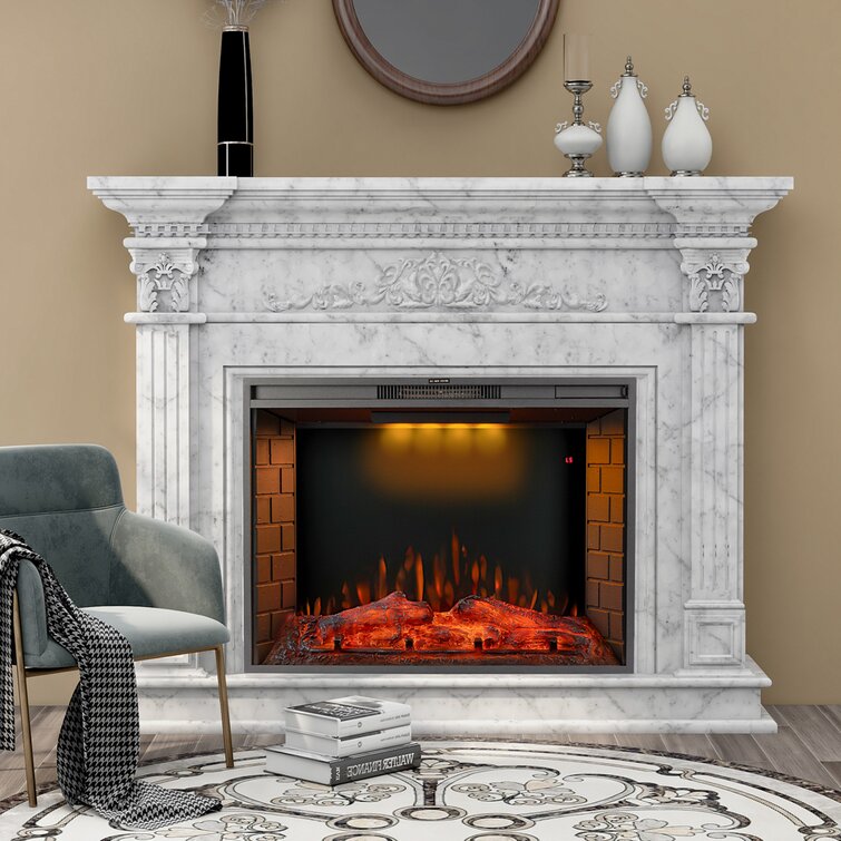 World Menagerie Maker 33 W Electric Fireplace Wayfair