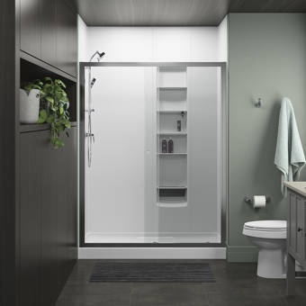 Sterling By Kohler Whiston 60 In X 74 7 8 In Frameless Sliding
