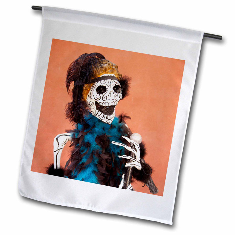 3drose Mexico Guanajuato Day Of The Dead Skeleton Polyester 27 X