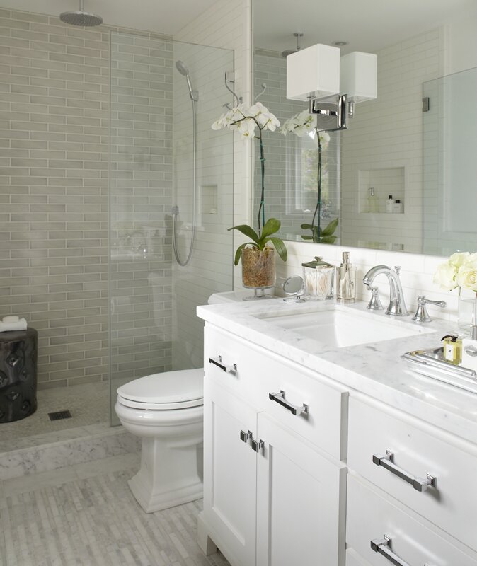 Modern Bathroom Design Photo by Urrutia Design | Wayfair