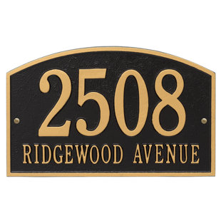 Address Plaques House Numbers Joss Main Quickview