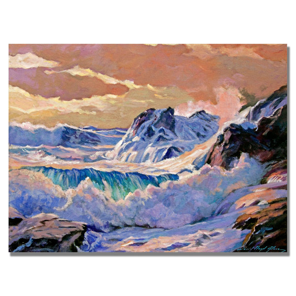 Trademark Art Storm On Pacific Coast By David Lloyd Glover