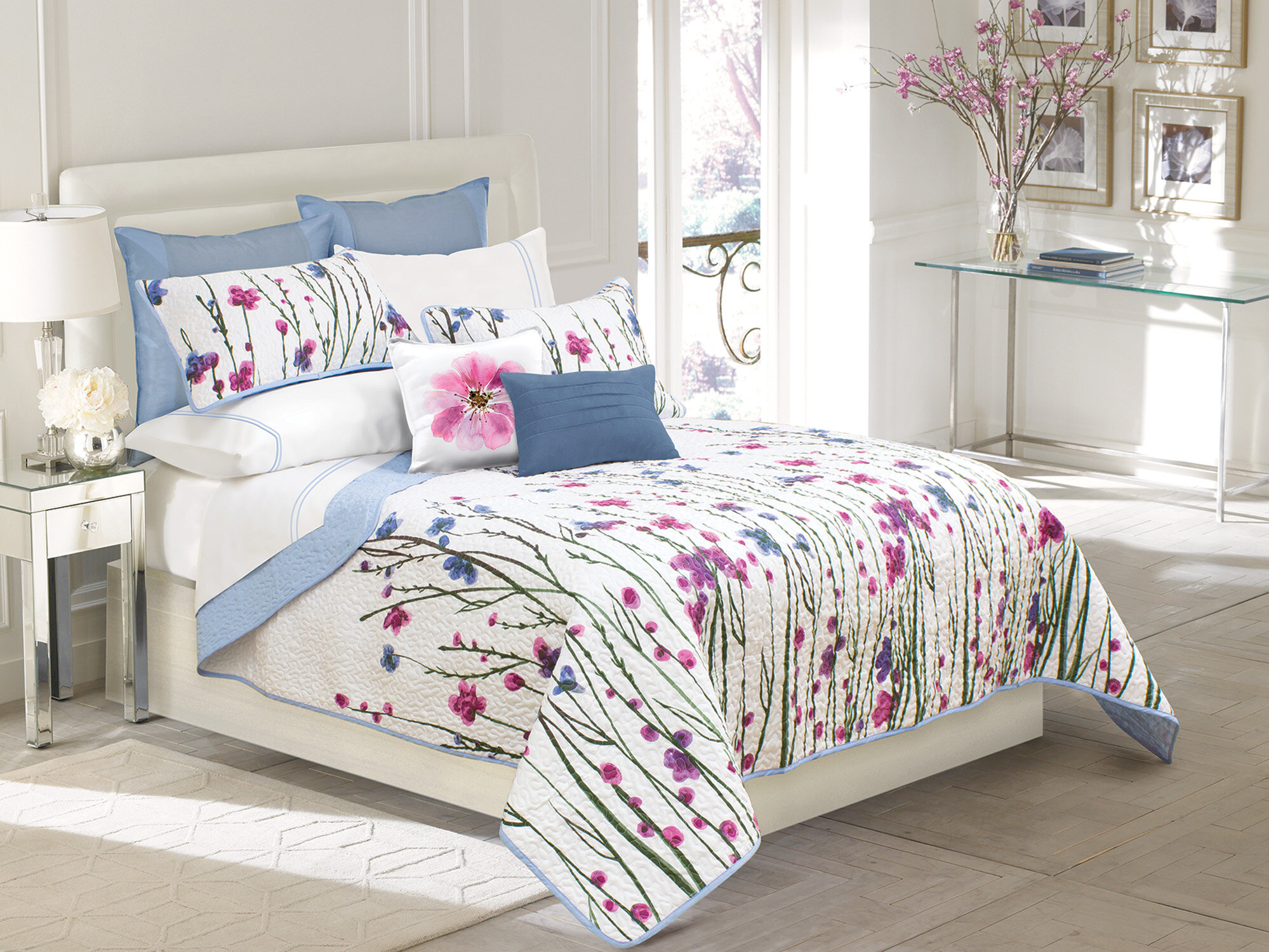 Floral Quilts Coverlets Wayfair