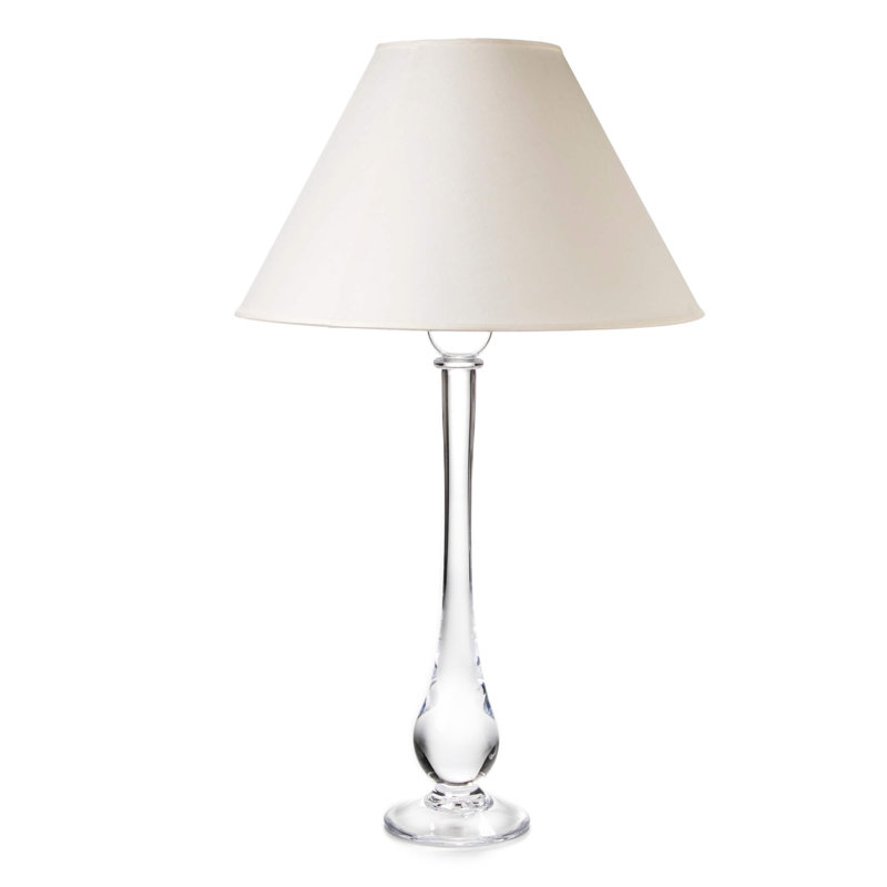 tall glass lamp base