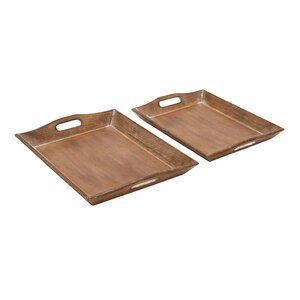 Abrams Wood Platter (Set of 2)