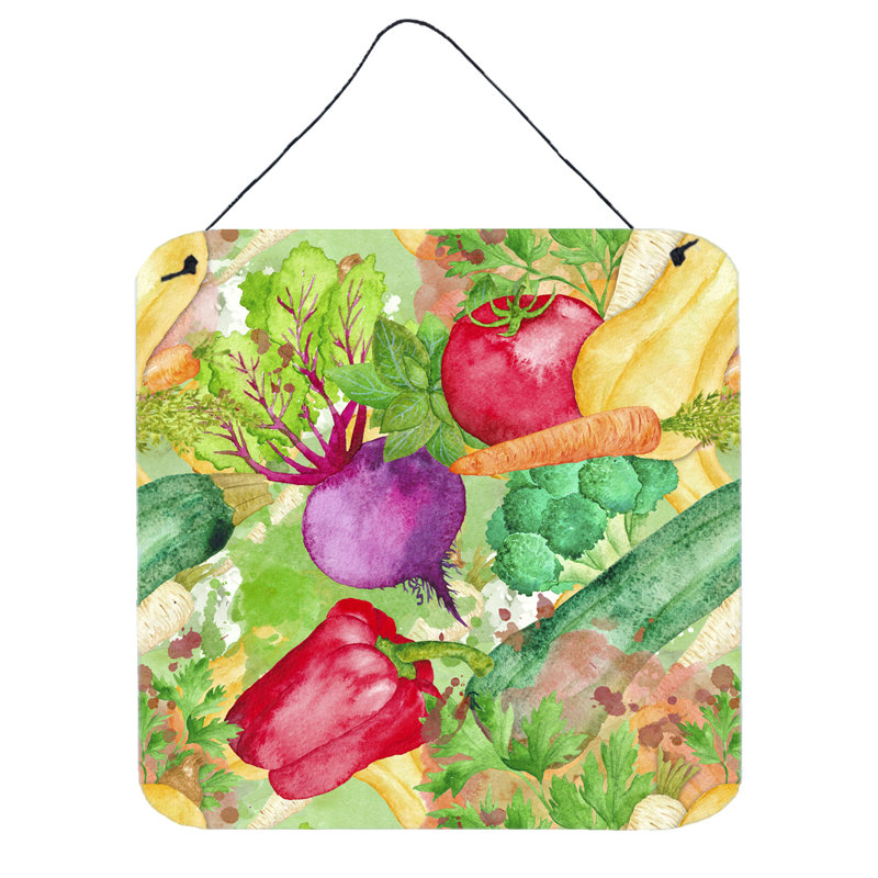East Urban Home Watercolor Vegetables Farm To Table Wall Decor