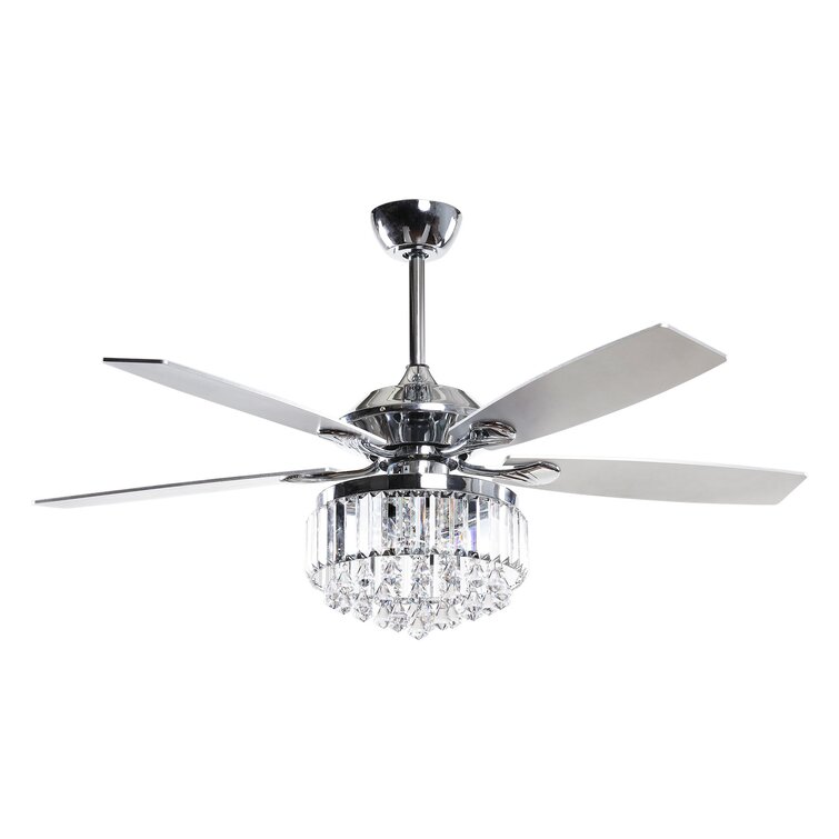 AS Retro Ceiling Fan With Light 5 Blades Drawstring Control Kit Decor Chandelier 