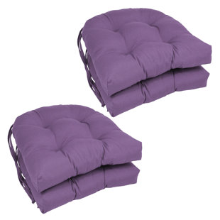purple chair cushion