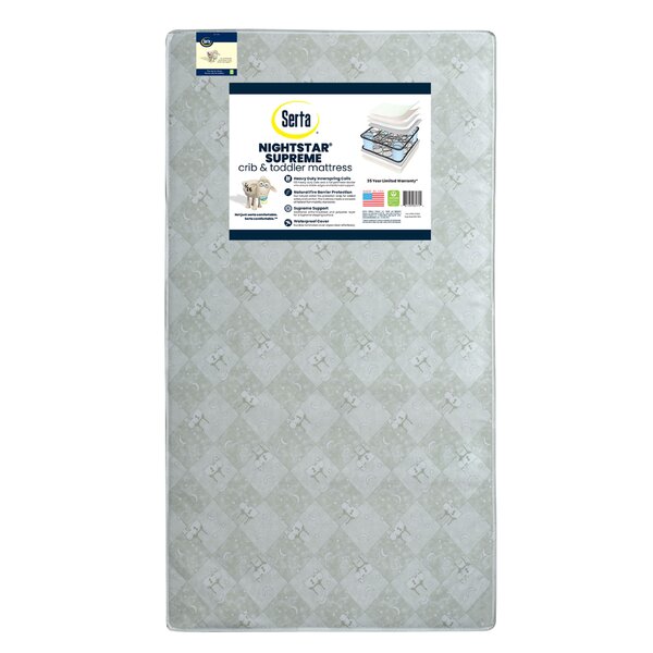 serta nightstar standard support crib mattress