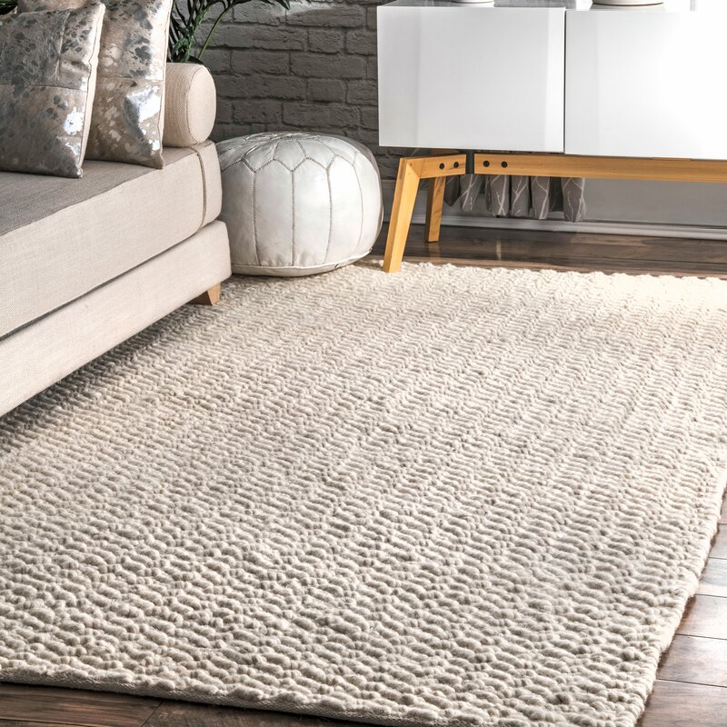 Lockhart Handwoven Flatweave Ivory Area Rug & Reviews | Birch Lane