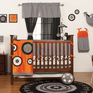 race car baby bedding