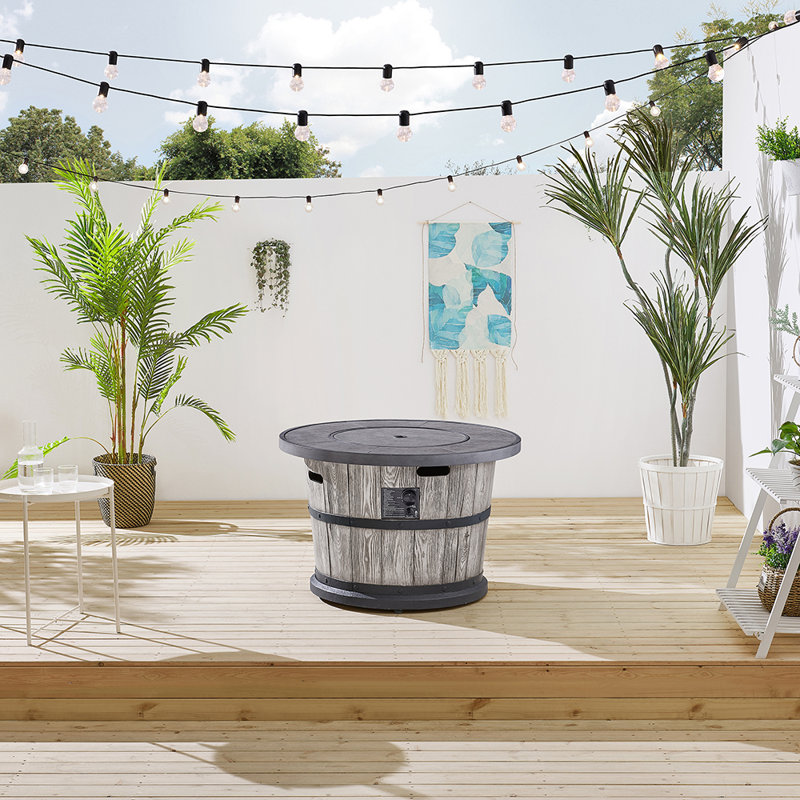 Ove Decors Burnaby Concrete Propane Fire Pit Table Wayfair