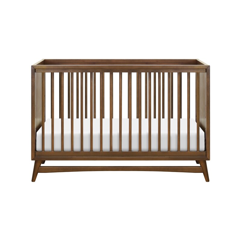 mid century modern baby crib