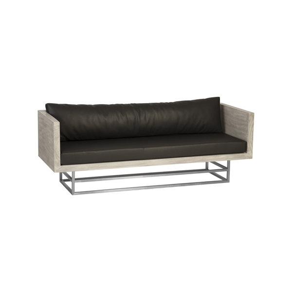Phillips Collection Ladder 84" Wide Faux Leather Square ...