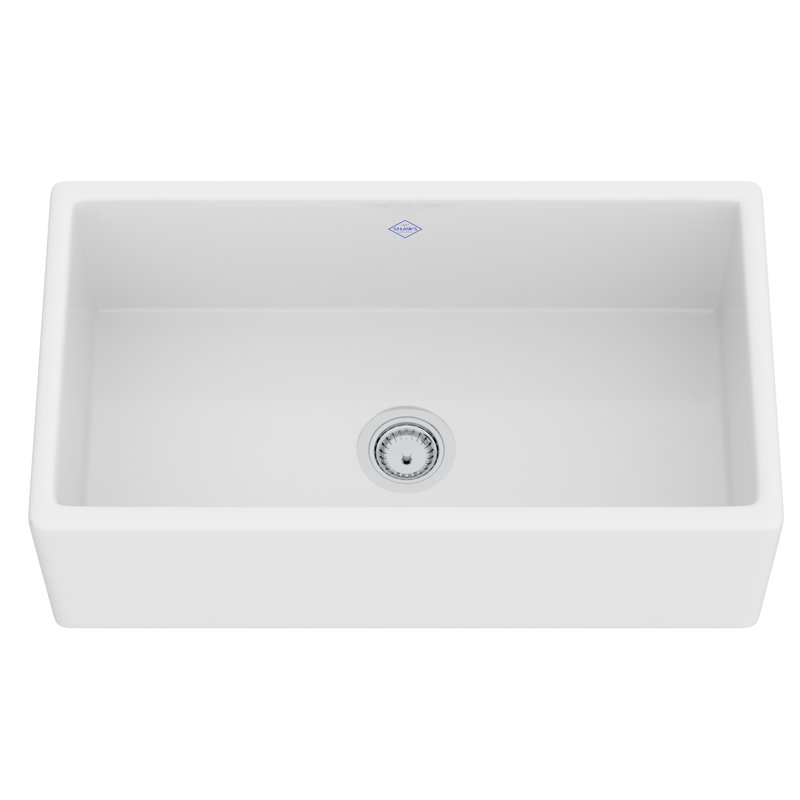 Shaws Shaker Fireclay 33 L X 18 W Farmhouse Apron Kitchen Sink Wayfair